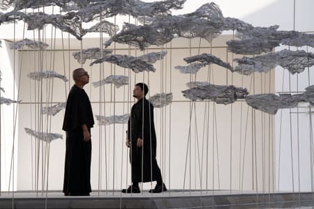 Choreography of a Cloud, Dancing Shadows Art Pavilion at the Louvre Abu Dhabi